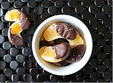 Рецепт - мандарины в шоколаде